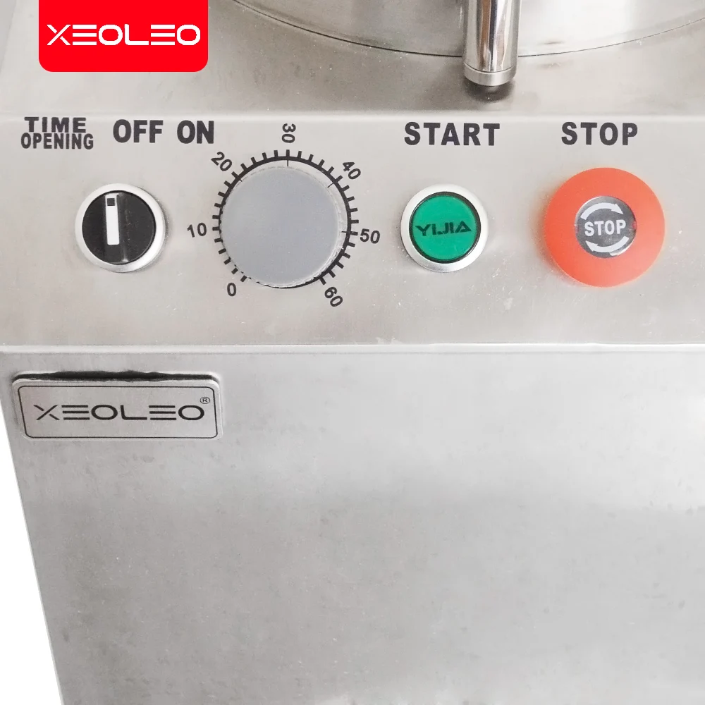 XEOLEO التجارية قطاعة الخضراوات الفاكهة والخضراوات المعالج آلة الفرامل 15L للزنجبيل/الثوم/الفول السوداني/فول الصويا طحن