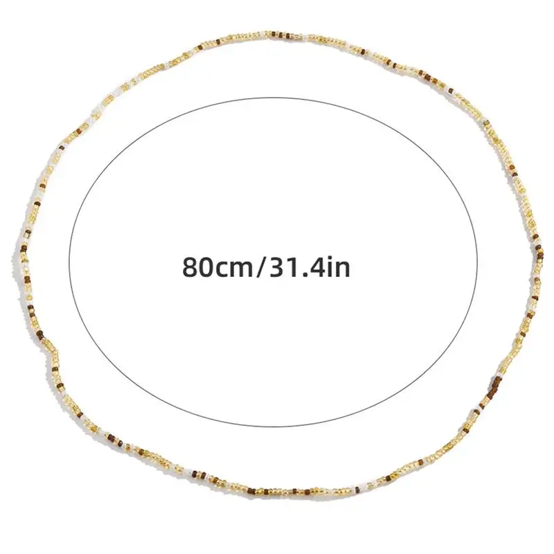 Женская многослойная цепочка на талию, цепочка на талию в богемном стиле с бусинами, аксессуар, 1 шт.