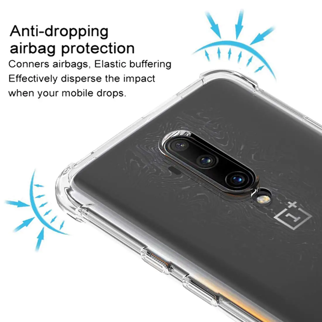 For OnePlus Nord 8T + 5G 8 Pro 7 6T 5T TPU Cases Soft Transparent Crystal Phone Cover For OnePlus 7T Pro Anti Drop Slim tpu Case