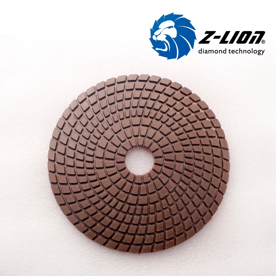 Z-Lion 1pcs Wet Diamond Abrasive Disc 5 Inch 125mm Granite Polishing Discs For Stone High Quality Marble Granito 500 Grit