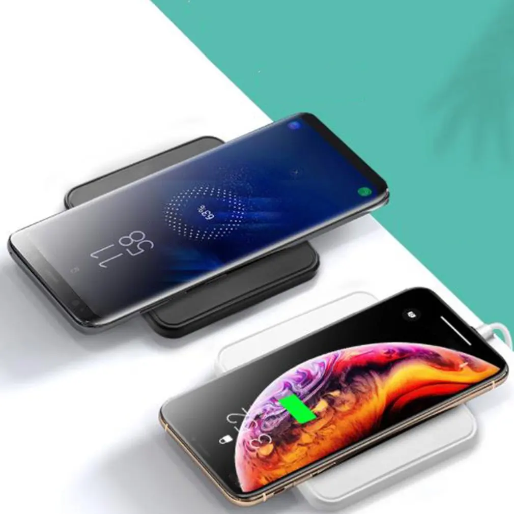 Wireless Charger Intelligent Recognition Fast Wireless Charging Stand Pad Phone Holder With Quick Adapter