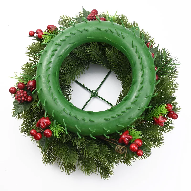 Plastic Accessory Christmas Wreath Artificial Flowers Household Products Wedding Background Match New Year Home Decoration