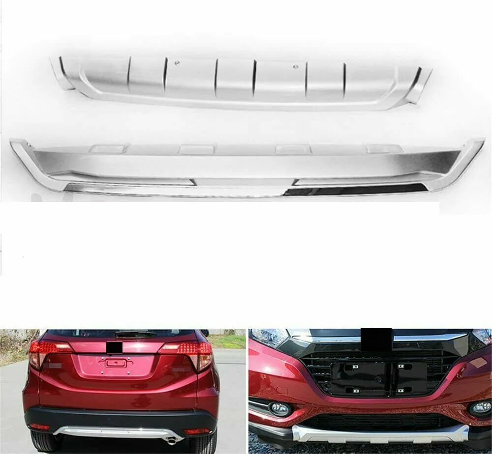 Front Rear Bumper Board Skid Plate Guard Fits for Honda Vezel HRV HR-V 2015-2019 Car modification