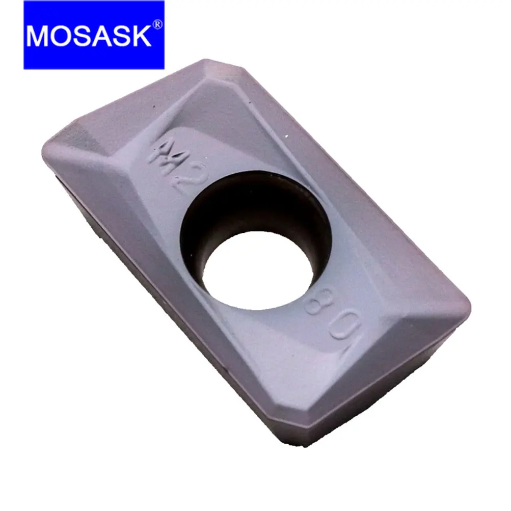 MOSASK 10PCS APMT1604 APMT1135 PDER M2 ZP25 스틸 엔드 밀 BAP300 앵글 밀링 커터 CNC 선반 apkt apmt 1604 1135 인서트