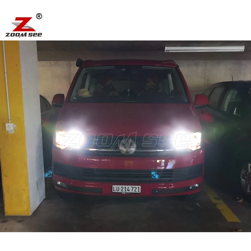 2pc x Top quality P21W Ba15s Canbus White LED DRL Daytime Running light bulb for VW Transporter T5 T5.1 T6 (2010-2019)