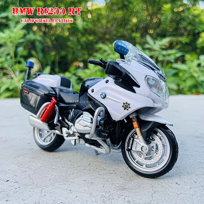 Maisto 1:18 BMW Yamaha Police motorcycle series Silvardo original authorized simulation alloy motorcycle model toy car