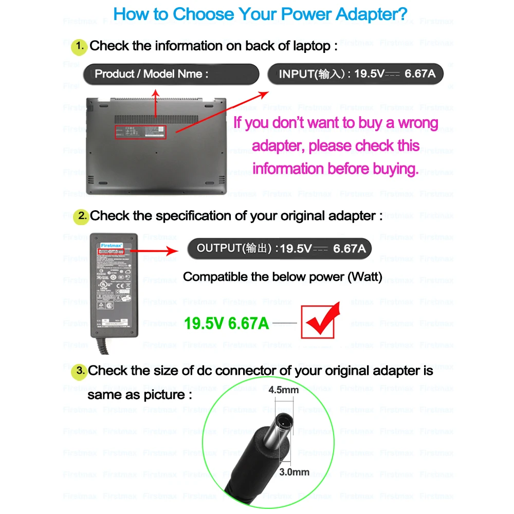 19.5 فولت 6.67A التيار المتناوب محول الطاقة ADP-130EB BA DA130PM130 TNMGP TX73F لديل انسبايرون 24 5459 7459 27-7700 AIO PC امدادات الطاقة