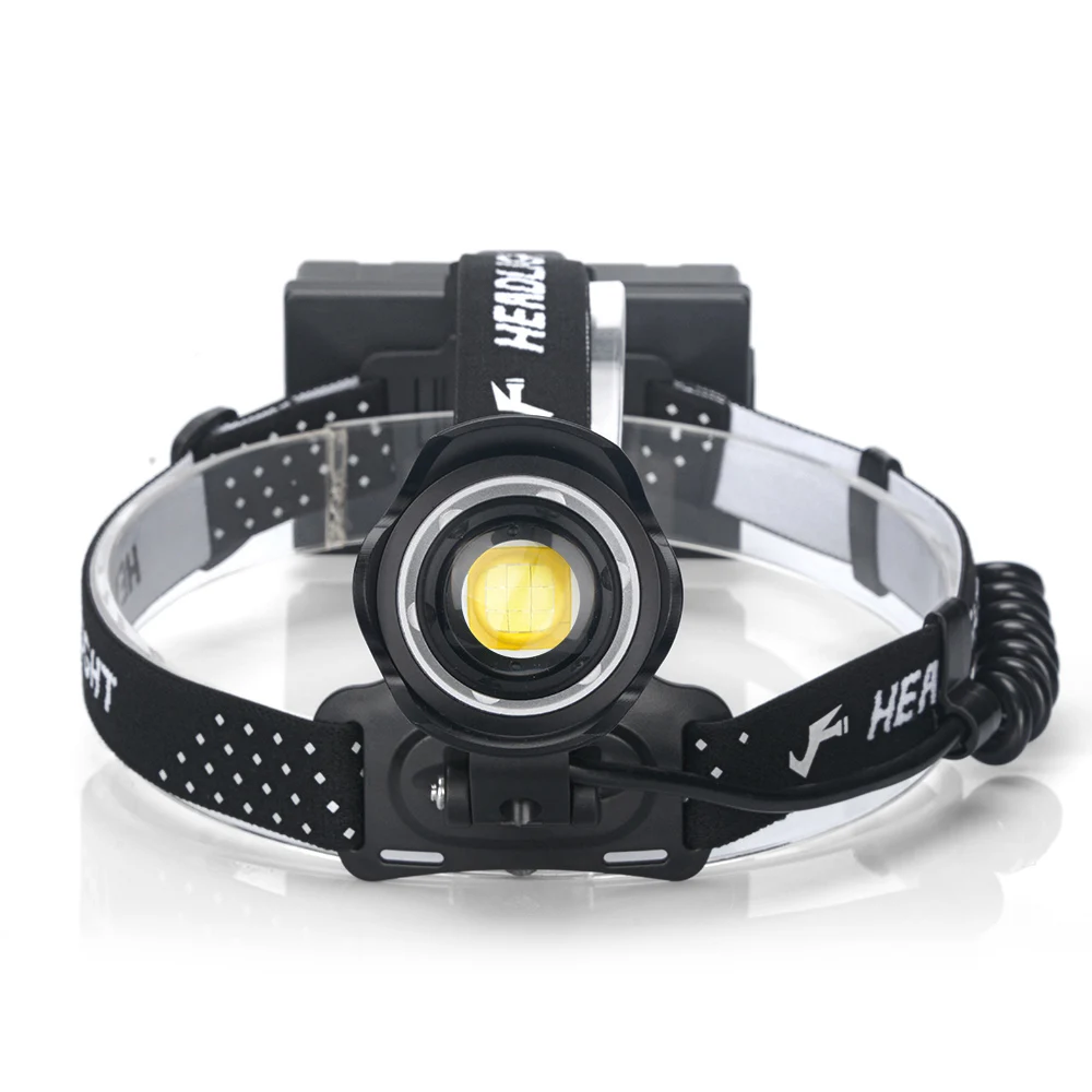 Super Bright 4500LM P99/P160 LED Headlamp Rechargeable Head Lamp 3 Modes Zoom Waterproof USB charging Power Bank LED Headlight