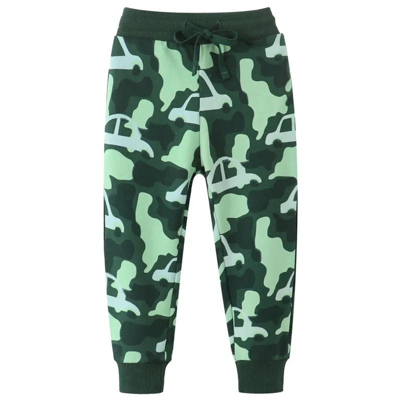 

Jumping Meteres 2-7T New Arrival Autumn Spring Kids Sweatpants With Cars Print Boys Trousers Sport Drawstring Hot Selling Pants