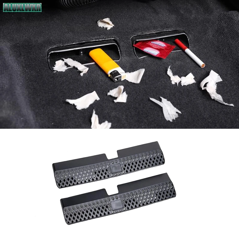 

Seat AC Heat Floor Air Conditioner Duct Vent Outlet Grille Cover Trim for Audi A4 A5 2009 2010 2013 2016 Car Accessories