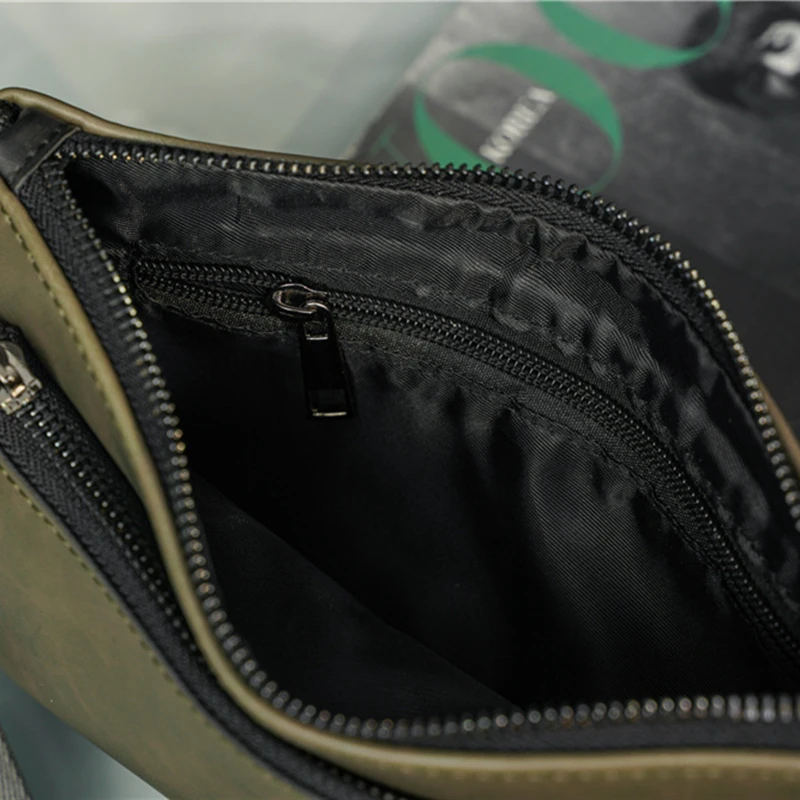 Borsa da petto alla moda Marsupio da uomo Borse a tracolla a tracolla Borsa da petto da uomo Borsa per cellulare Borse da petto da uomo in pelle PU