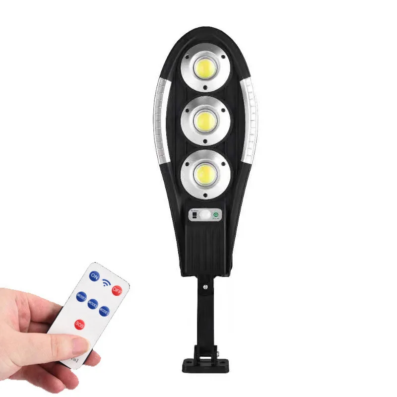 

LED Solar Street Lights Human Body Induction Wall Lamp Energy-saving Remote Control for Garden Courtyard Night Market