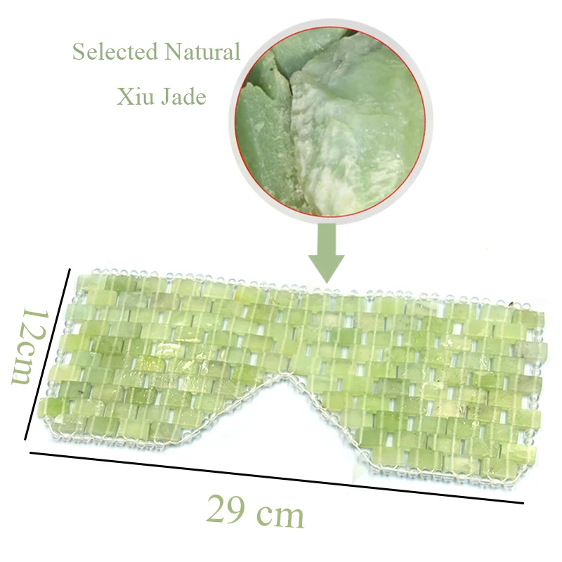 Natural Xiuyu Eye Mask Facial Cold Therapy Sleep Eye Mask Facial Spa Anti Aging Remove Wrinkle For Eye Relax Tools