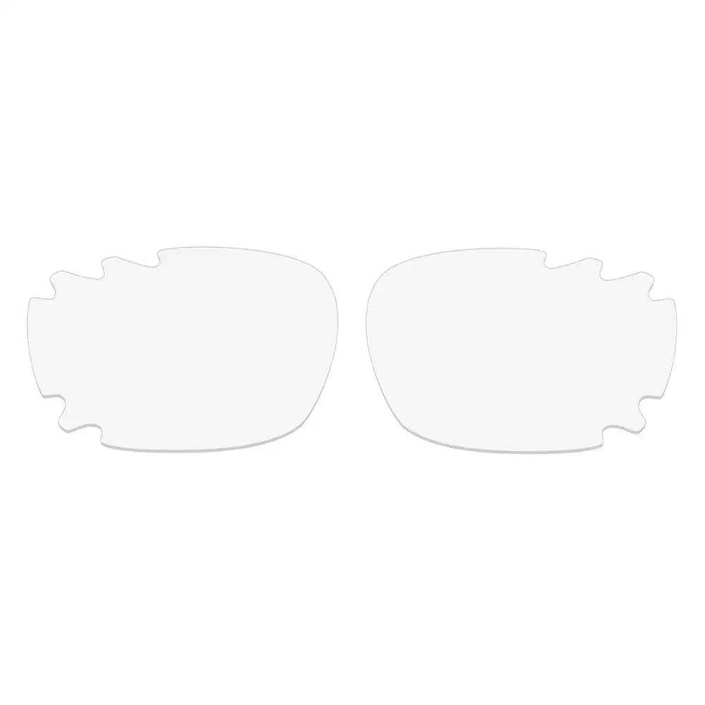 HKUCO For Jawbone-Vented Sunglasses Replacement Polarized Lenses 2 Pairs - Transparent & Transition Photochromic