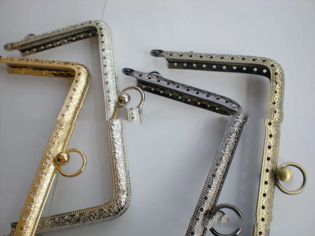 Purse Frames DIY Coin Purse Frame for Bag Parts Kiss Clasp Metal Frame Accessories for Bags Metal Kiss Clasp Lock Frame