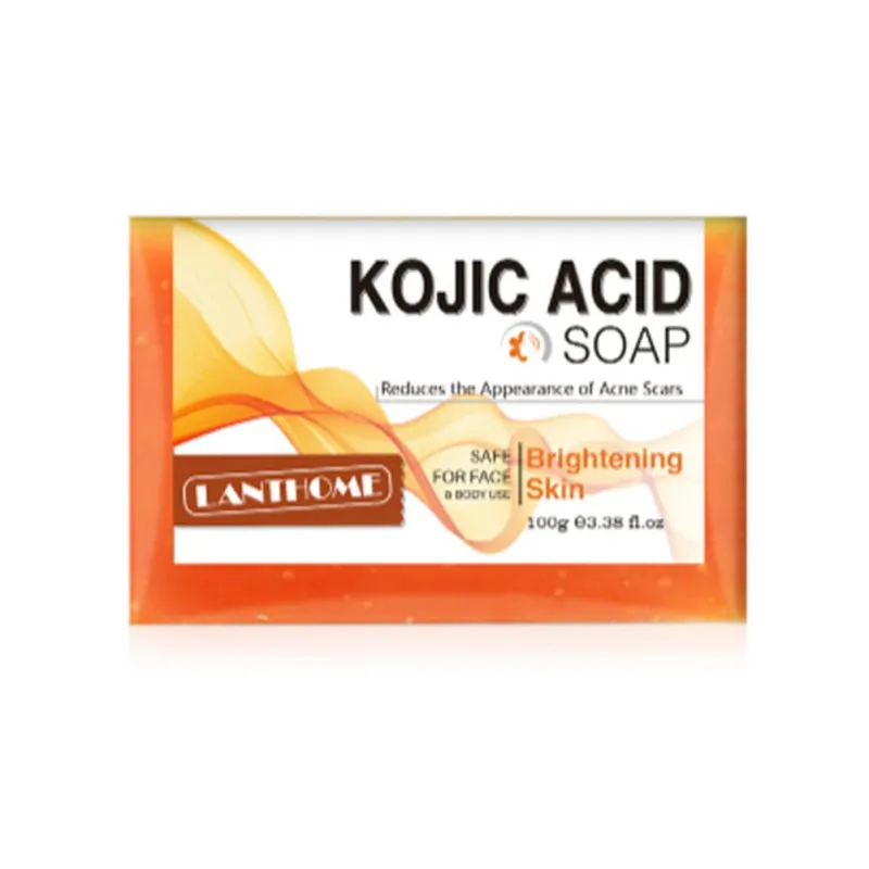 100g Kojic Acid Soap Glowing Salicylic Acid Dark Spots Acne Treatment Facial Body Hyperpigmentation Brighten Skin Tone Health