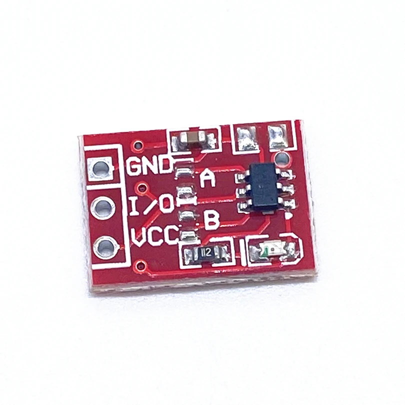 10PCS/LOT NEW TTP223 Touch button Module Capacitor type Single Channel Self Locking Touch switch sensor