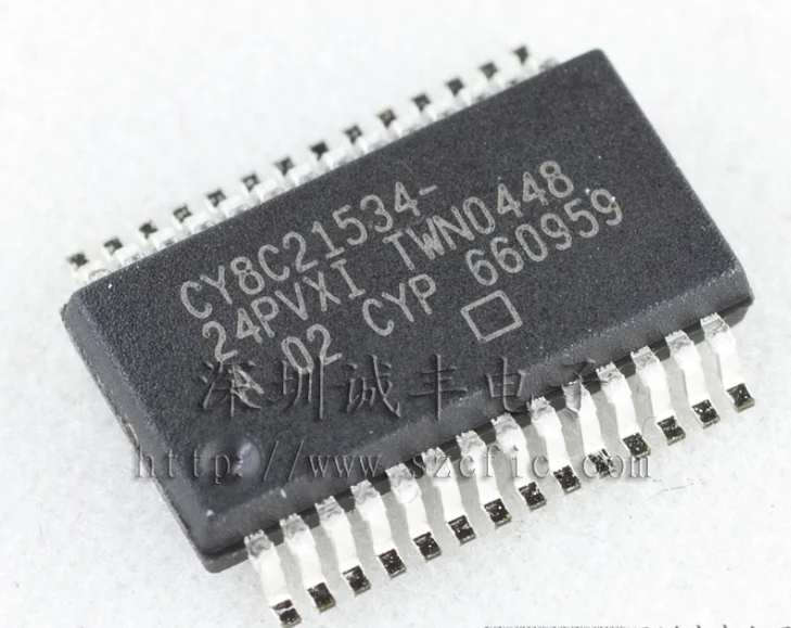 Mxy 1pcs CY8C21534-24PVXI  CY8C21534-24PVX CY8C21534 SSOP IC MCU 8BIT 8KB FLASH 28SSOP in stock