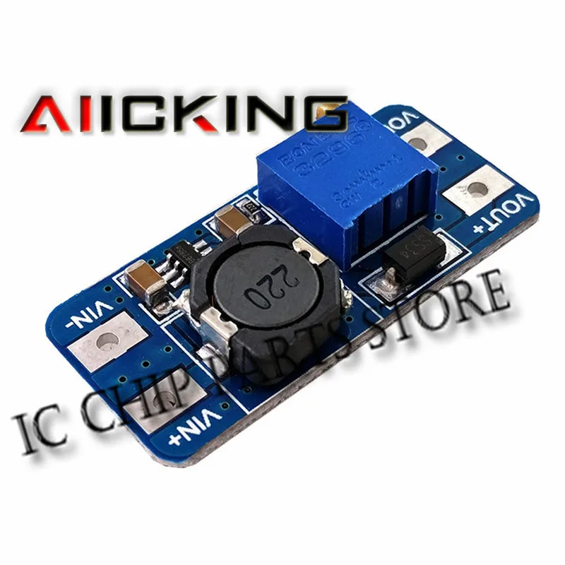 5Pcs MT3608 DC-DC Boost Module 2A Boost Board Ingangsspanning 2V-24V Rise 5V/9V/12V/28V Verstelbare