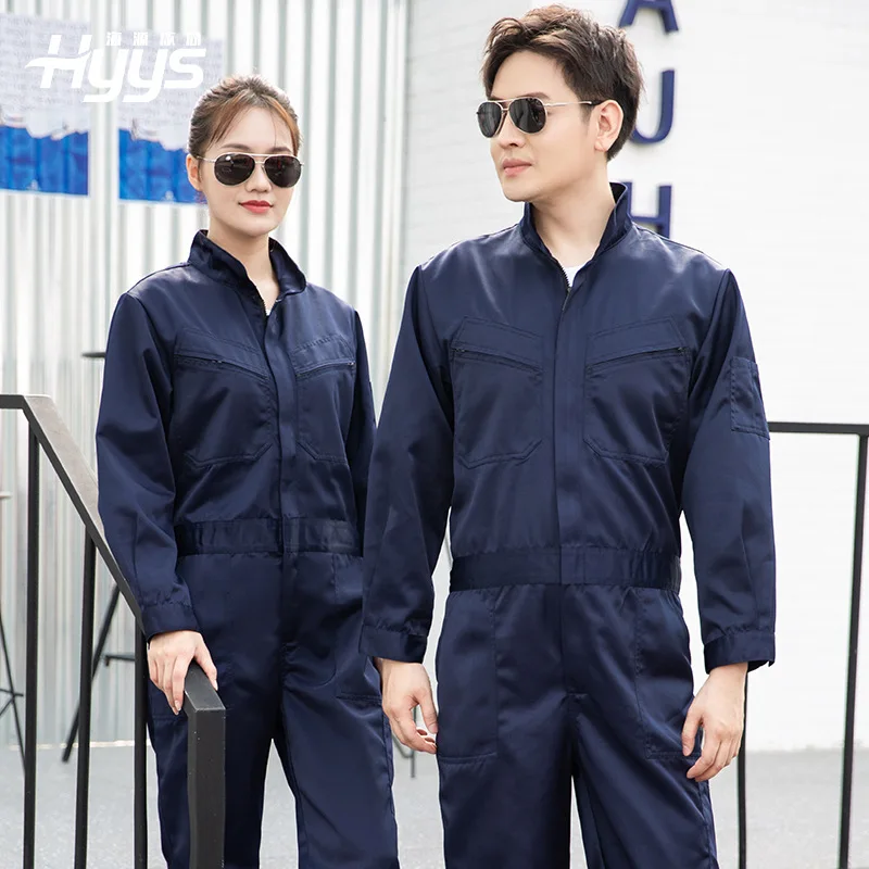 Men Work Clothing Coverall Mechanical Sailor Worker Overalls Durable Factory Worker Jumpsuits Painter Auto Repair Porter Uniform