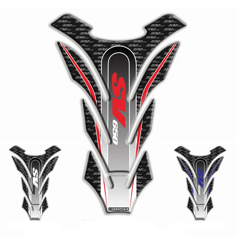 Adesivo moto per SV650 SV 650 riflettente 3D Gas serbatoio carburante decorazione Protector Pad decalcomanie Sticker sv650