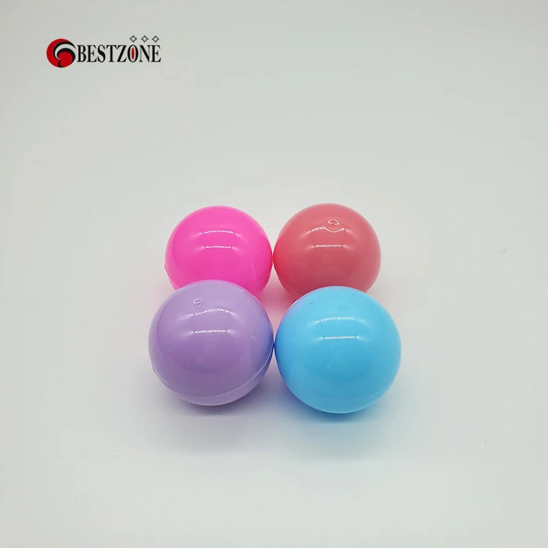 50/100Pcs 38MM Macaron Colorful Plastic Surprise Ball Capsules Toy Empty For Vending Machine In Shilly Egg Balles Drawing