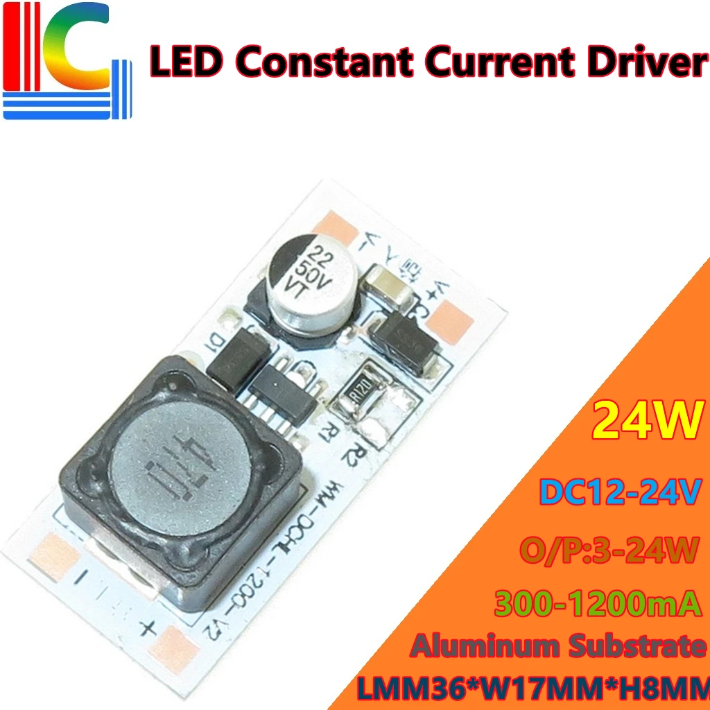 

3W 6W 9W 12W 15W 18W 21W 24W Led Driver 300MA 450MA 600MA 700mA 900mA 1200mA Power Supply DC12V 24V Constant Current Transformer