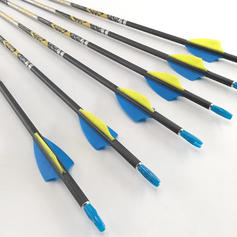 Archery Hunting Carbon Arrows Spine350-900 30.5