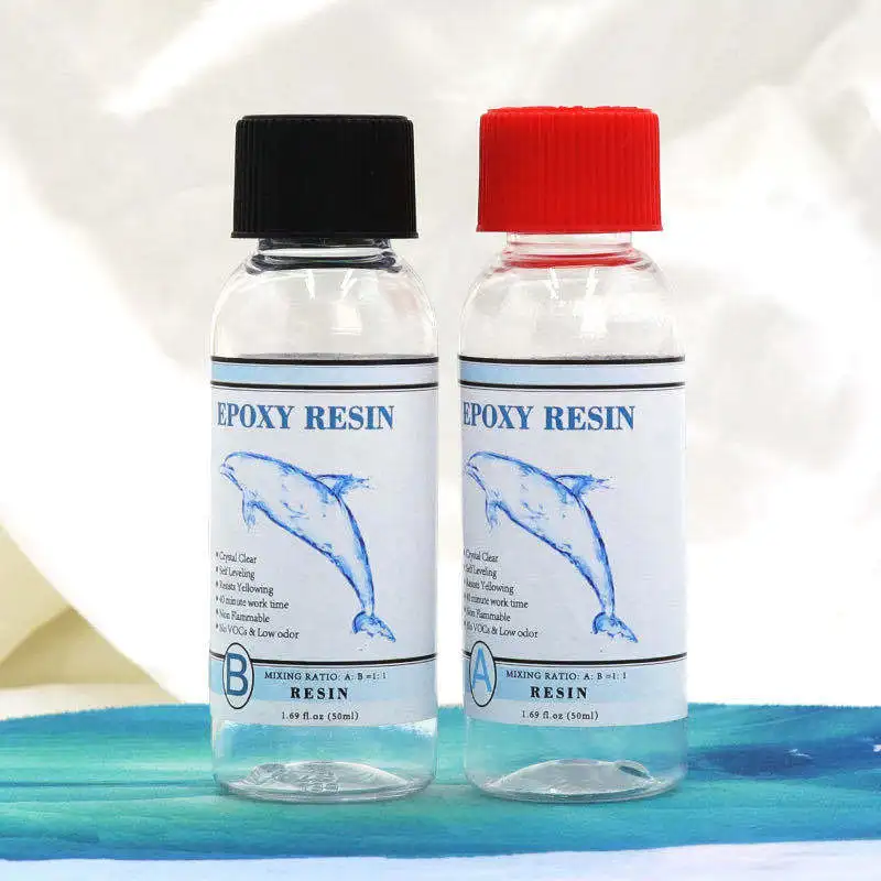 1:1 Clear Epoxy Resin Crystal Clear Glue Art Resin Epoxy for DIY Resin Jewelry Making Accessories for Resin Crafts