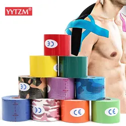 15 Colours Kinesiology Athletic Tape Recovery Sports Cotton Elastic Adhesive Strain Injury Fitness Run Knee Muscle Pain Relief