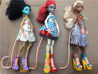 Original Doll Body  Joints Movable Body with Clothes Monsters Doll Head Body Toy Gifts Doll Accessories