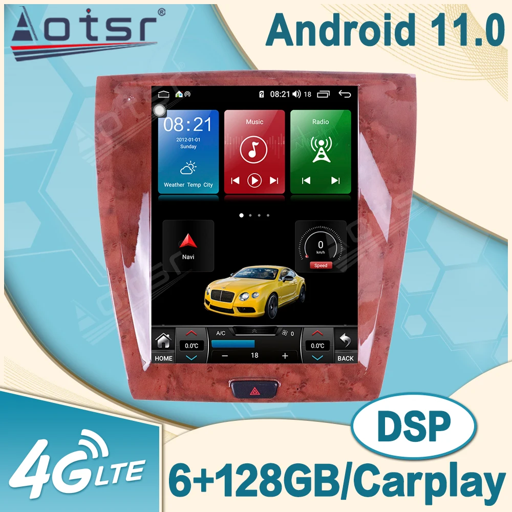 

Android Car accessories Radio DSP Carplay AutoRadio For Jaguar XK XKR XKR-S 2006-2013 GPS Navi Auto Stereo Multimedia Recorder