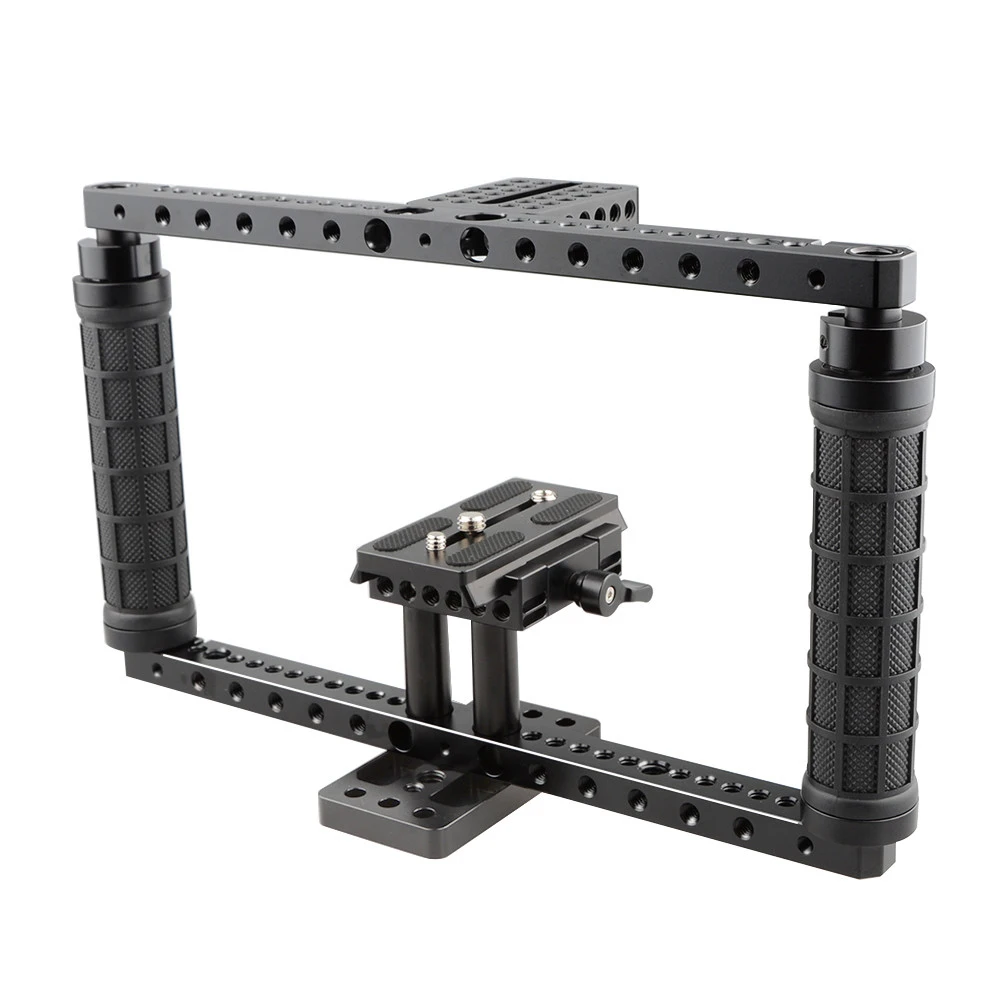 

CAMVATE Camera Cage Rig For Canon 5DS,5DSR,5D MarkII,5D MarkIII,Nikon D3200,D3300,D5200,DF,D610,Sony a58,A99,a7,a7II,GH5,GH4,GH3