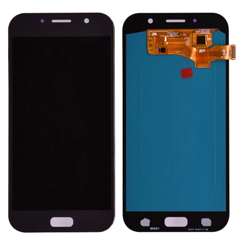 Super Amoled For Samsung  A7 2017 A720 A720F LCD Display Touch Screen Digitizer Assembly LCD A7 2017 Duos