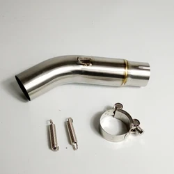 Modify Motorcycle Exhaust Connect Tube GSX-S 750 GSR750 GSR 750 Motorbike Mufflers Joint Mid Link Pipe Adapter Fit 51mm Slip-on
