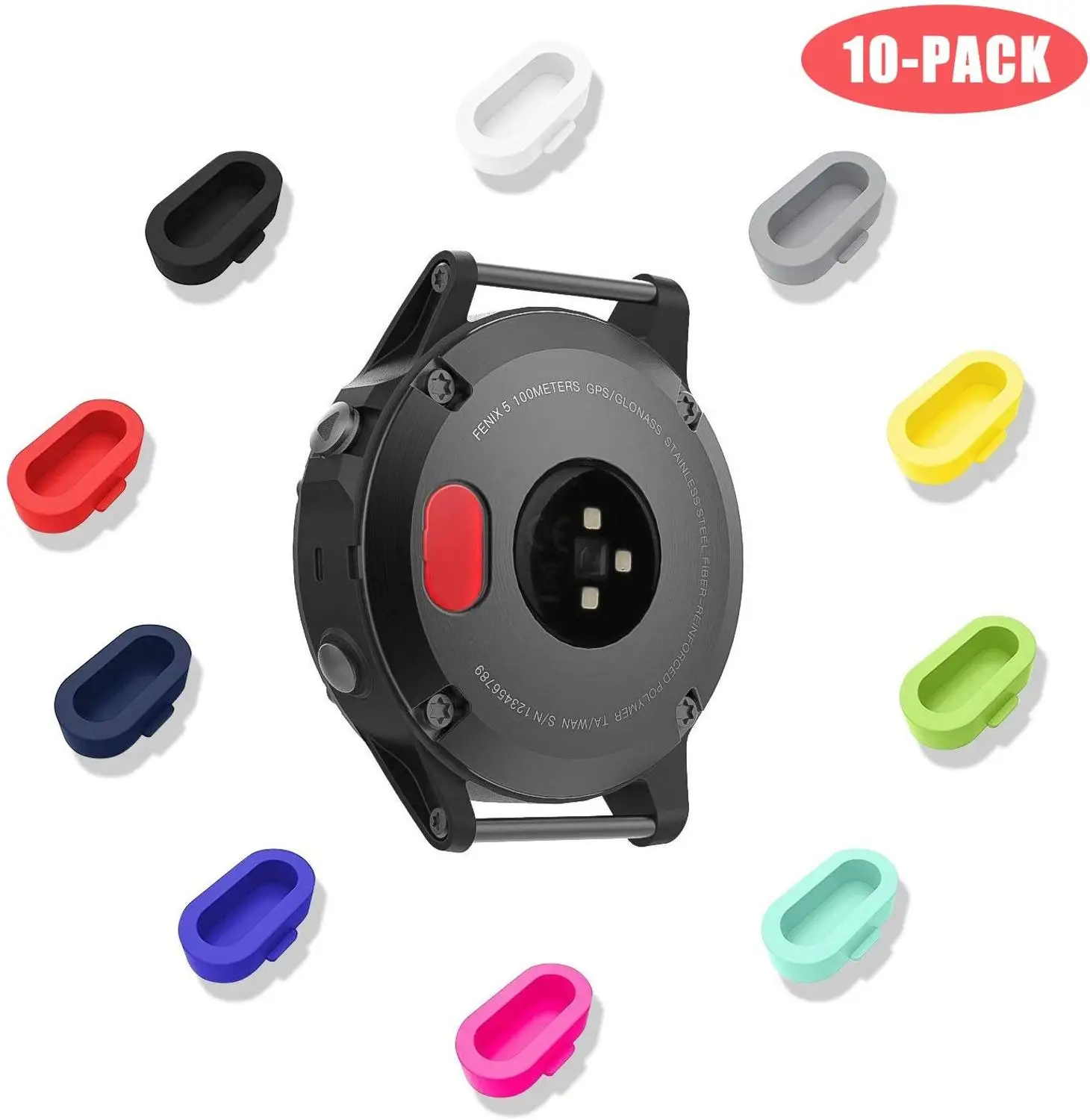 Charging Port Dustproof Plug Cover Protection Cap For Garmin Fenix 5 5S 5X 6 6S 6X 7 7S 7X Venu Vivoactive4 3 Vivomove3 Case