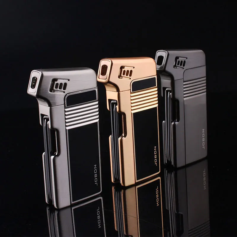 Genuie JOBON Oblique fire pipe lighter multifunction with tamper/knife/needles