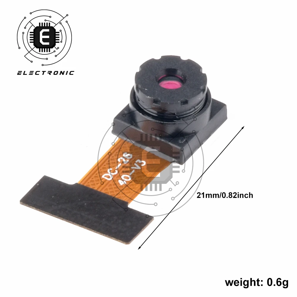 Módulo/OV2640 módulo de cámara, 2 millones de píxeles, interfaz DVP, ESP32, cámara de microordenador de un solo Chip