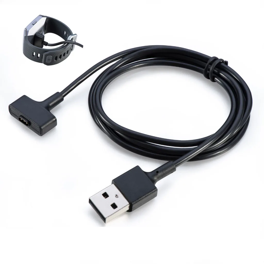 استبدال شاحن يو اس بي ل Fitbit الأيونية ساعة ذكية شاحن يو اس بي حامل شاحن يو اس بي كابل الشاحن