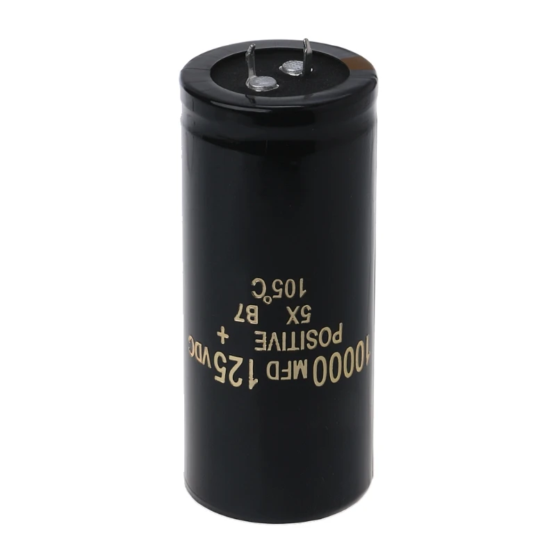 125V 10000uF Aluminum Electrolytic Capacitor Can Replace 120V 100V 35x80mm