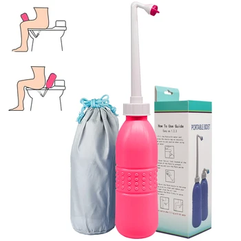 휴대용 여행용 휴대용 비데 분무기, 개인 클리너, 위생 병 스프레이 세척, 650ml Best5 휴대용 여행용 휴대용 비데 분무기, 개인 클리너, 위생 병 스프레이 세척, 650ml Best5