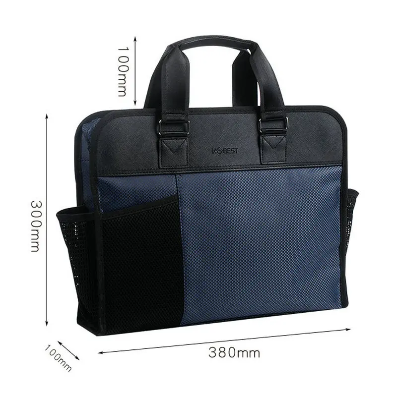 Business Portable Document Tas Mannen Schoudertas A4 Document Organizer Mini Laptop Case Multifunctionele Zakelijke Tas