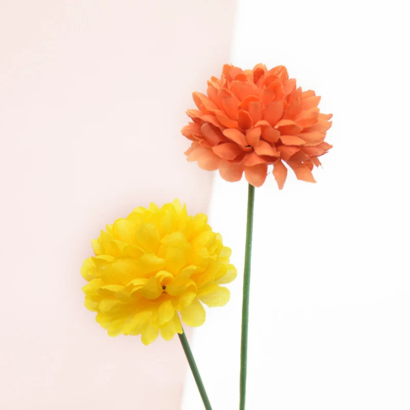 300 Stück Künstliche Kugel-Chrysanthemenköpfe Heimdekoration Handgelenkblume Kopfbedeckung DIY Hochzeit Feiertagszubehör Scrapbooking Weihnachten – Detail 4