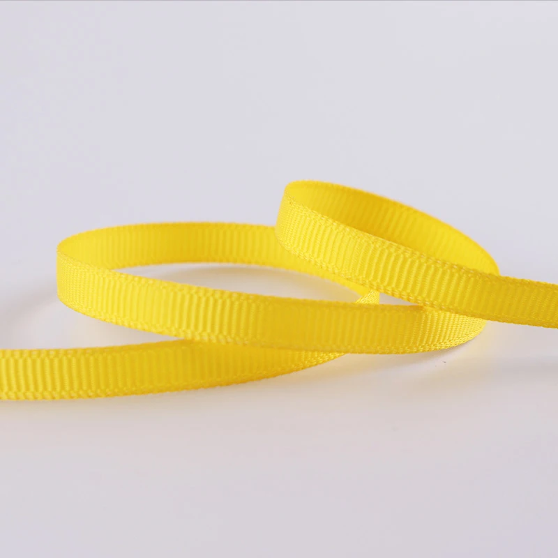 5 Yards/Rolle Hochwertiges Band für Bastelarbeiten, Hochzeitsdekorationen, DIY-Grosgrain-Bänder, Schleifen, Geschenke, Kartenverpackung, 6 mm – Detail 3