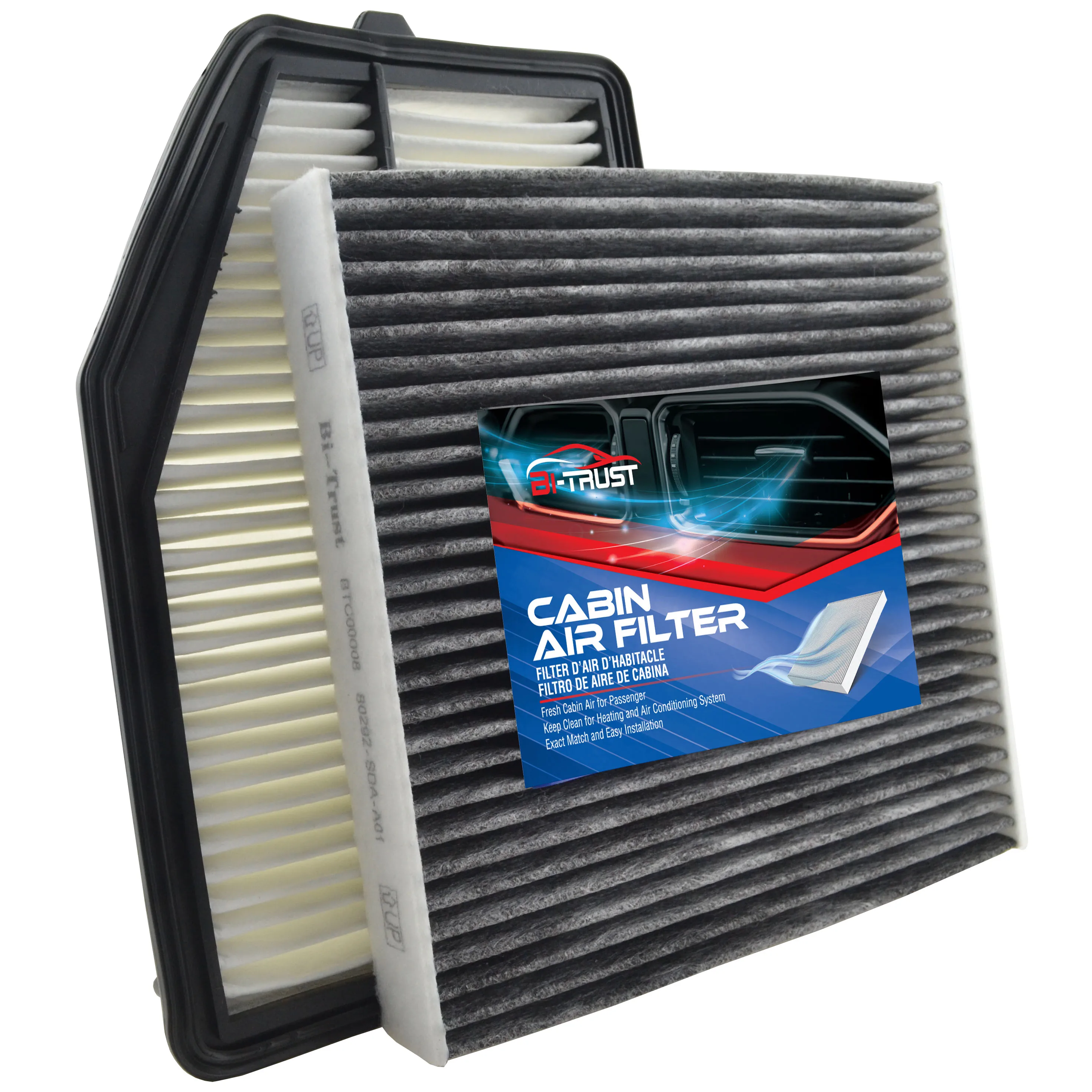 

For Honda CR-V 2015-2016 2.4L Engine & Carbon Cabin Air Filter Combo Set CA1194 Original Equipment Fit Replacement Auto Part