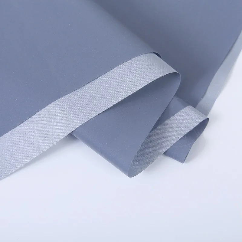 140cm Reflective Fabric High Bright Dark Grey Garment  Accessories DIY Make For Clothes 100% Polyester