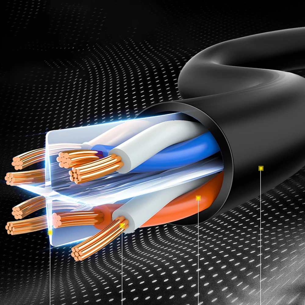 20 meter Netzwerk Kabel CAT6 UTP 24AWG * 4P Outdoor High-speed Ethernet Kabel Linie 20 m Kabel RJ45 für Home Computer oder Ip Kamera