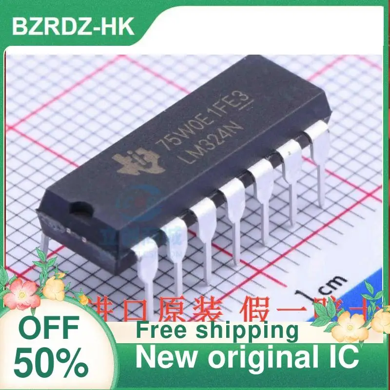 10 unids/lote LM324N DIP-14 nueva original IC