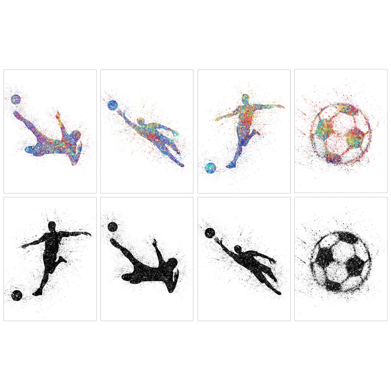

Football 5D Diamond Painting Art Embroidery with Diamond Abstract Sport Man Full Square Drill Mosaic Cross Stitch Hobbies Crafts