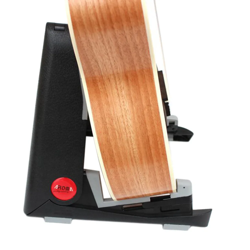 Foldable Abs Guitar Stand - Ultra Lightweight W/silicone Anti-Slip Pads, Compact Fold Design for Acoustic/bass & Travel